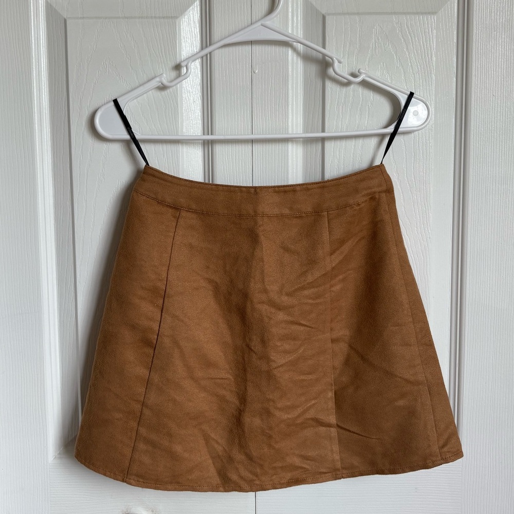 Forever 21 suede skirt
